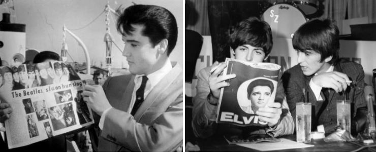 Elvis and The Beatles